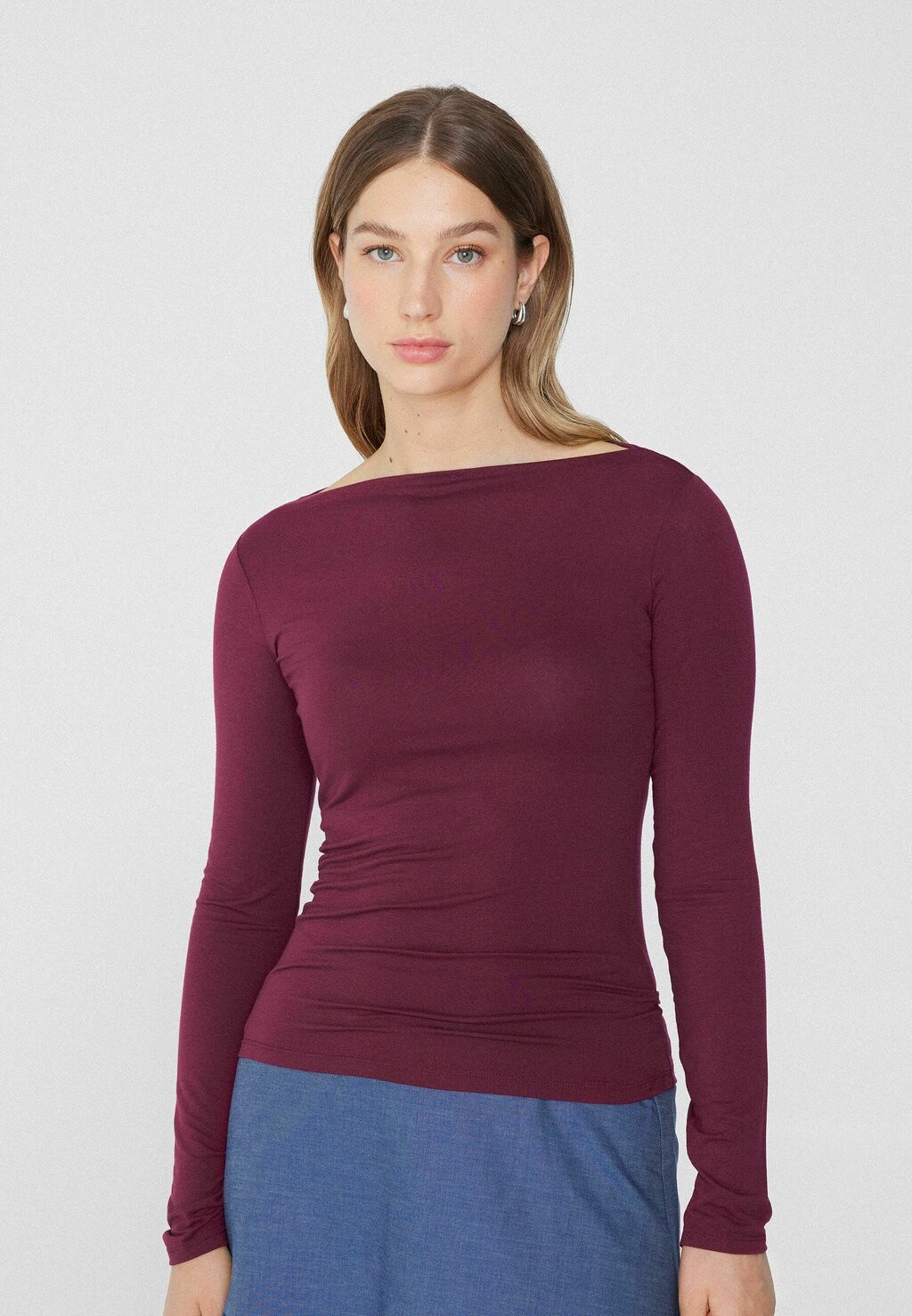 

Топ с длинными рукавами Tezenis, красный