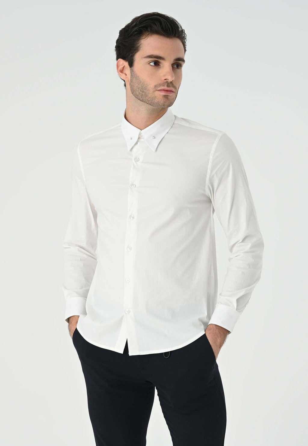 

Рубашка Slim Fit Classic Antioch, белый