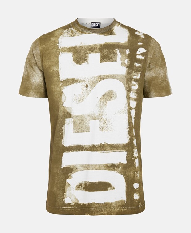 

Футболка Diesel, цвет Medium Grey