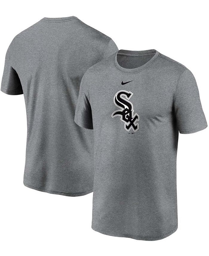 

Мужская серая футболка Chicago White Sox с большим логотипом Legend Performance Nike, цвет Gray