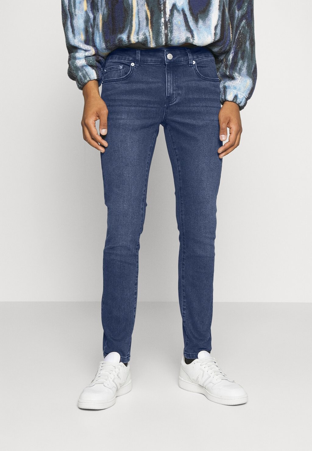 

Джинсы Skinny Fit ONSWARP SKINNY Only & Sons, темно-синий деним
