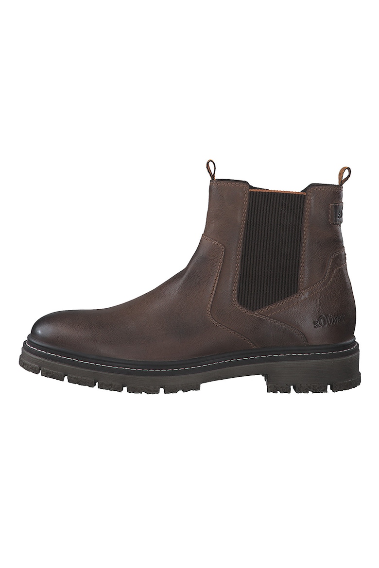 Кожаные ботинки челси S Oliver, коричневый ботинки s oliver размер 43 коричневый
