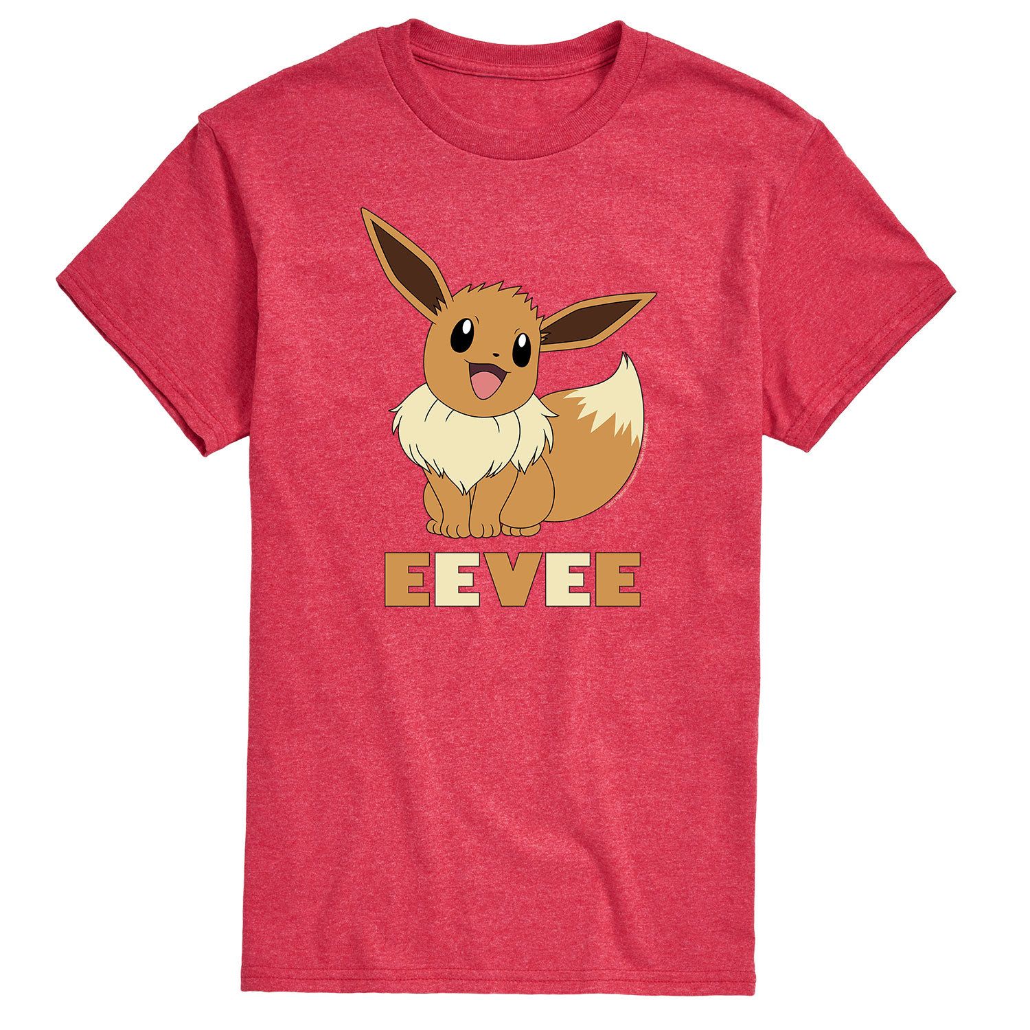 Мужская футболка Pokemon Eevee Licensed Character набор pokemon фигурка eevee футболка obstagoon punk xl