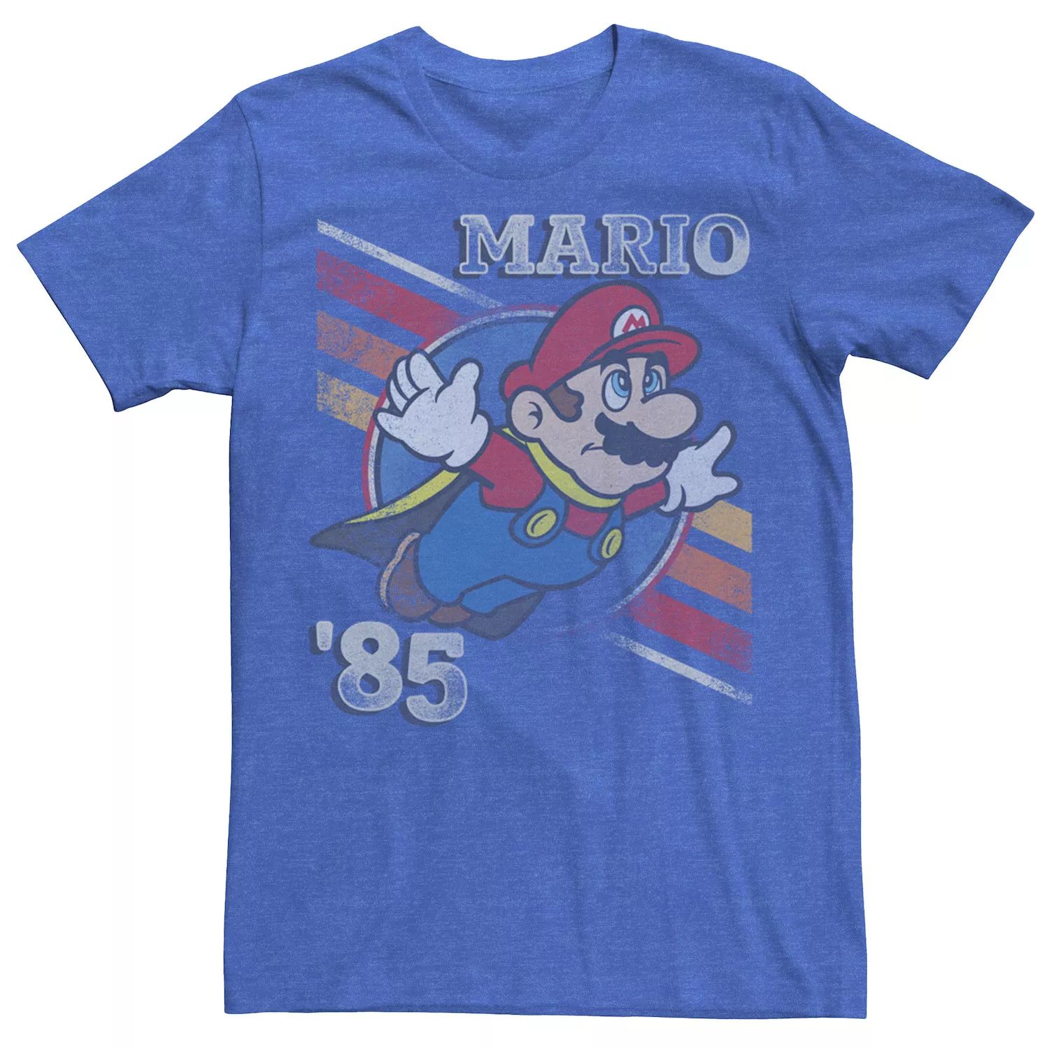 Мужская футболка Super Marios Bros. Flying Mario Faded Portrait Licensed Character