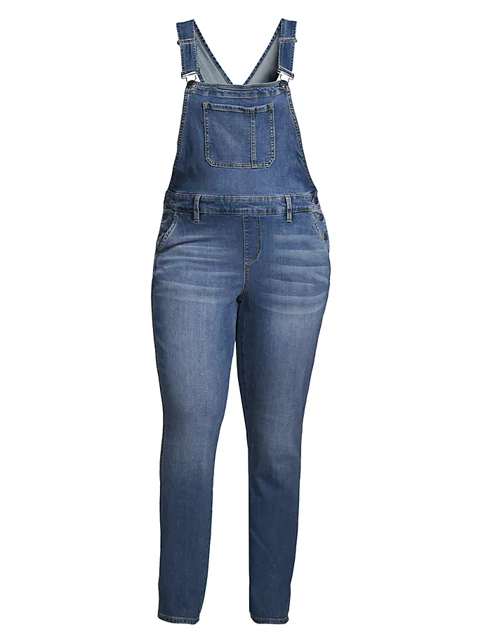 Джинсовый комбинезон прямого кроя Josephine Slink Jeans, Plus Size, цвет josephine
