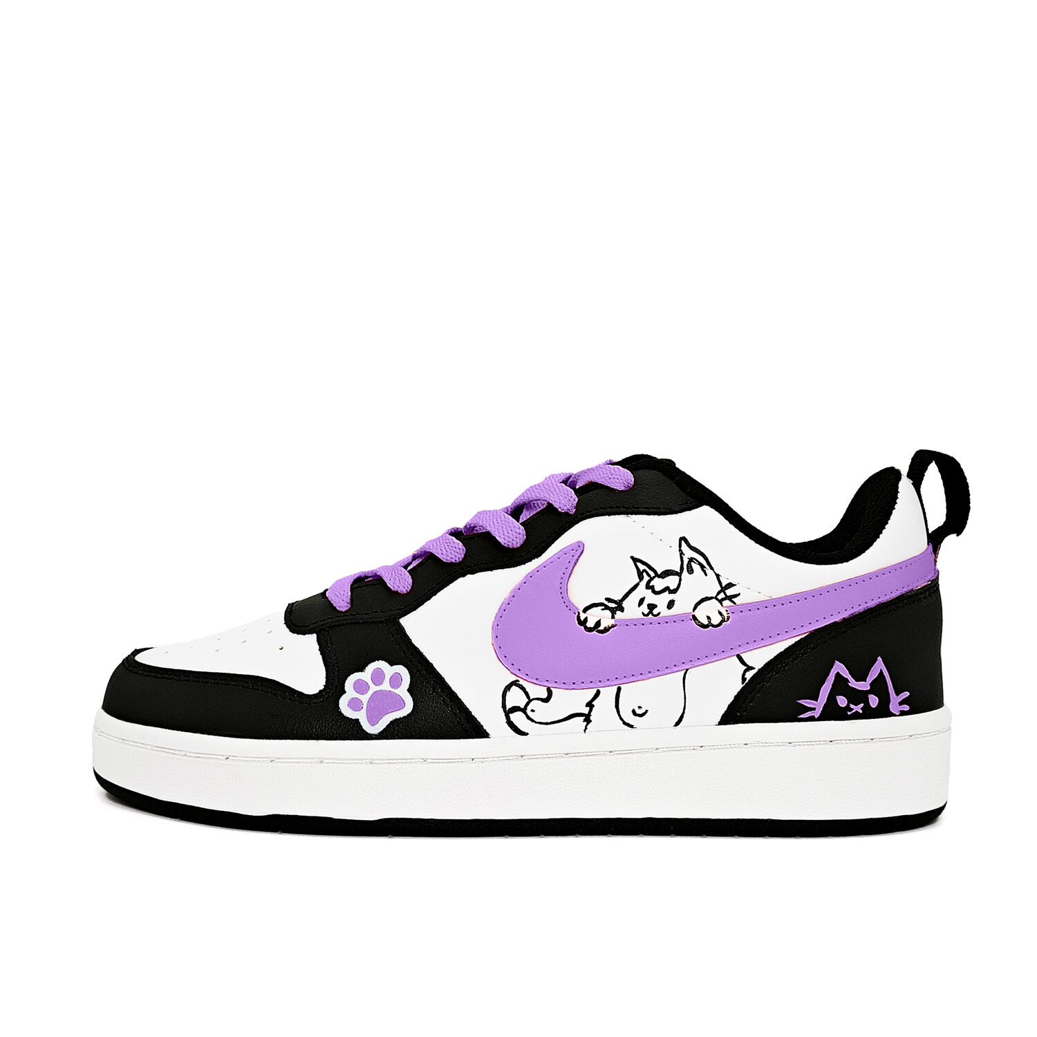 

Обувь для скейтбординга Court Borough 2 для детей, начальная школа Nike, цвет Purple Blue