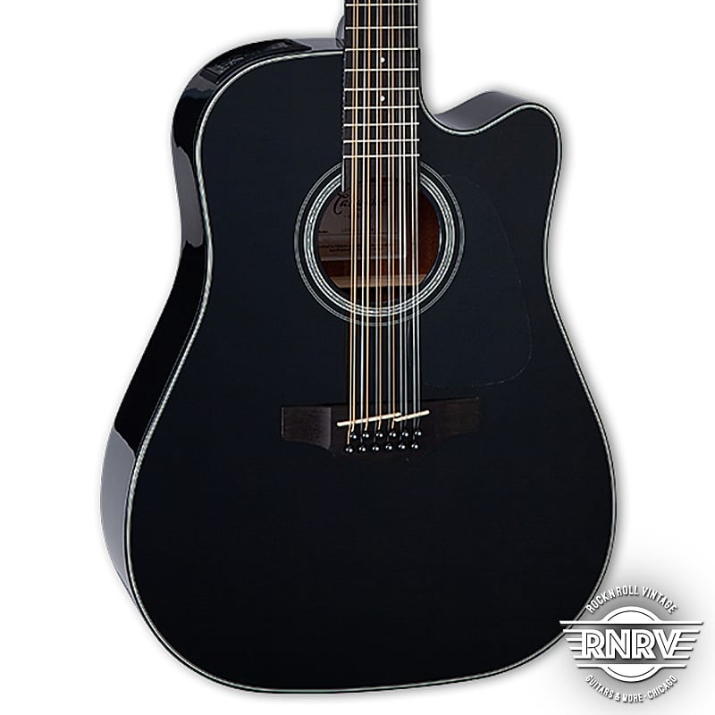 цена Акустическая гитара Takamine G Series GD30CE-12 Dreadnought 12-String Acoustic-Electric Guitar Black