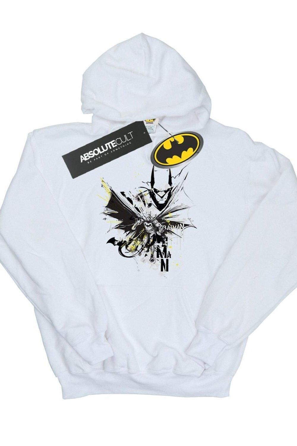 

Толстовка с капюшоном Batman Batface DC Comics, серый