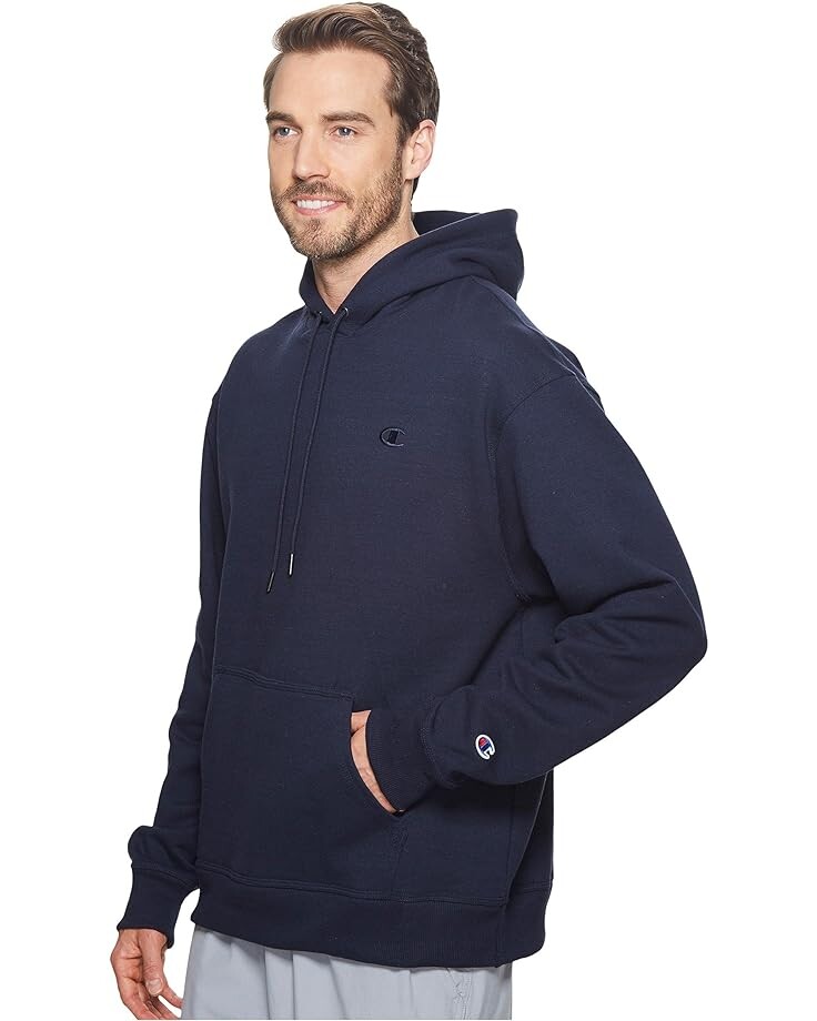 

Худи Champion Powerblend Pullover Hoodie, темно-синий