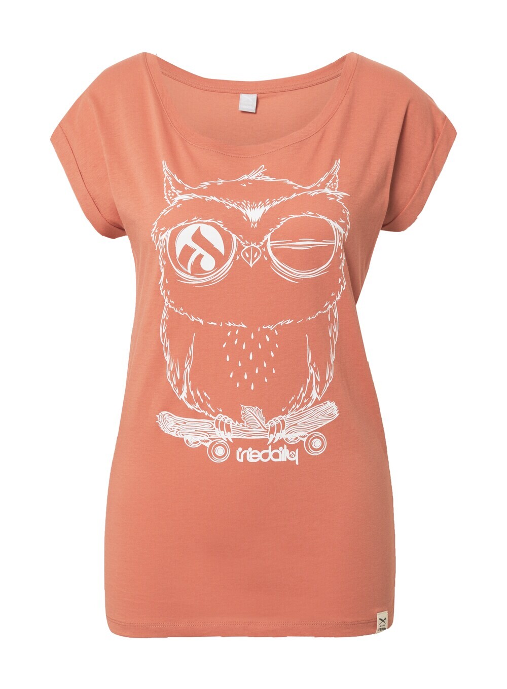 

Рубашка Iriedaily Skateowl, оранжево-красный
