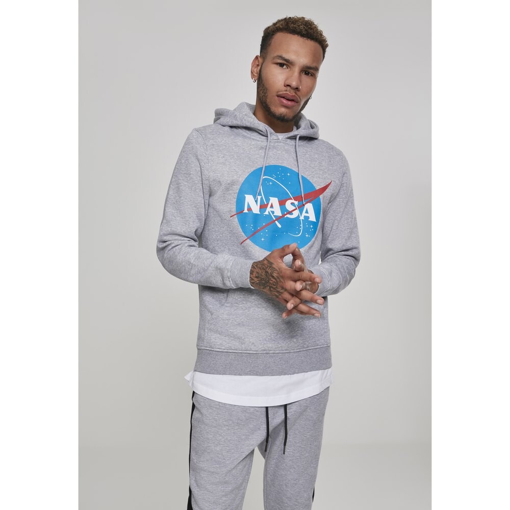 Толстовка Mister Tee Nasa, серый ремень nasa belt extra long 2 pack mister tee цвет blue white