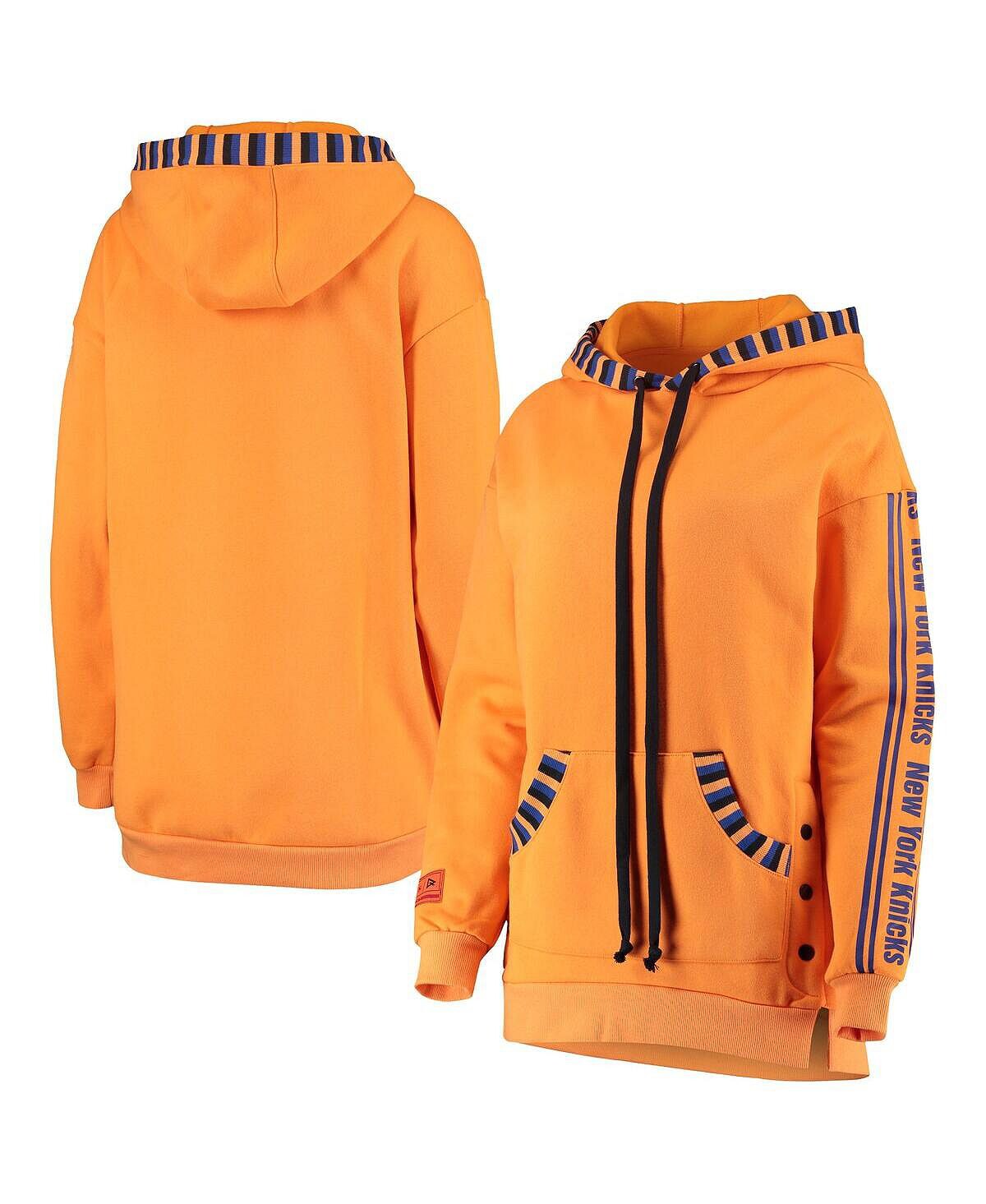 

Женский оранжевый пуловер с капюшоном New York Knicks Perfect Oversized Team Qore