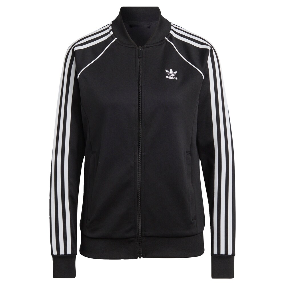 SST adidas женская черная олимпийка