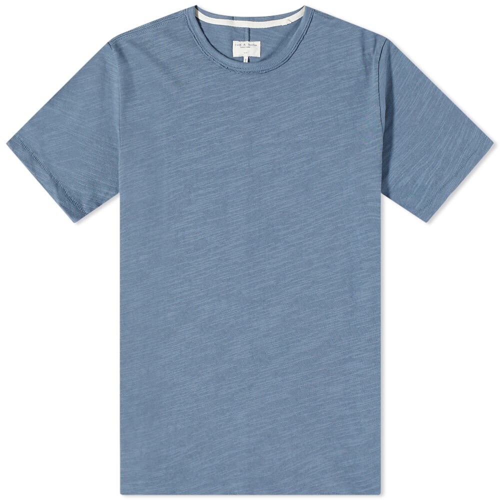 

Классическая футболка Rag & Bone Flame, синий