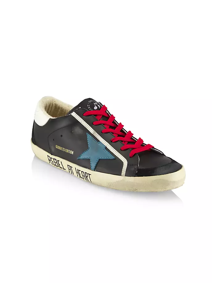 

Низкие кеды Little Kid's & Kid's Golden Goose Basket Bonpoint, черный