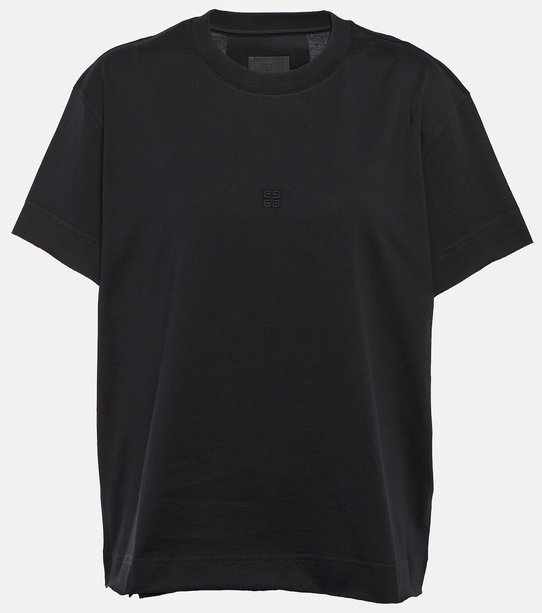 

Футболка оверсайз из хлопкового джерси GIVENCHY, черный