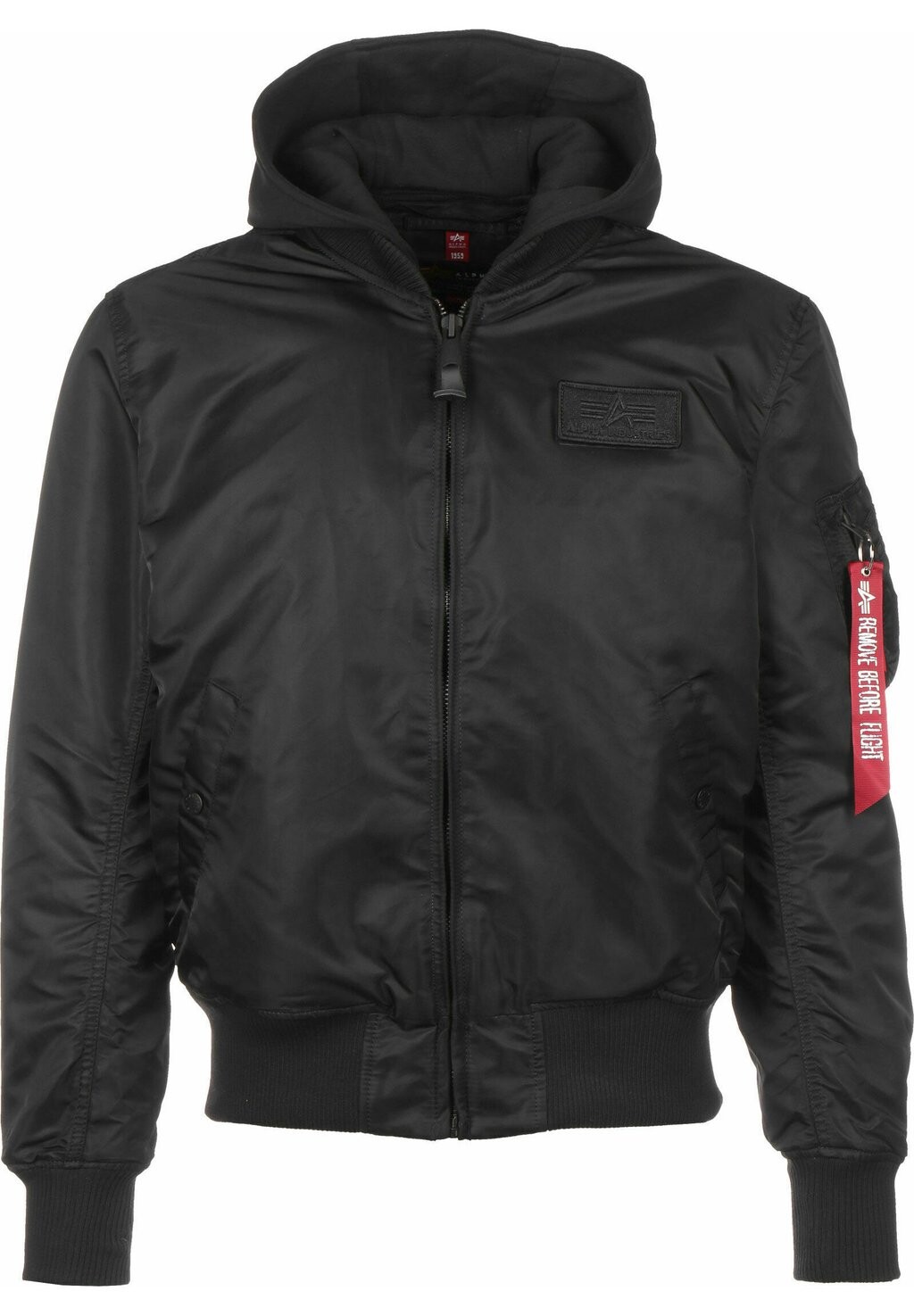

Ветровка Alpha Industries MA-1 ZH BACK PRINT, цвет black white