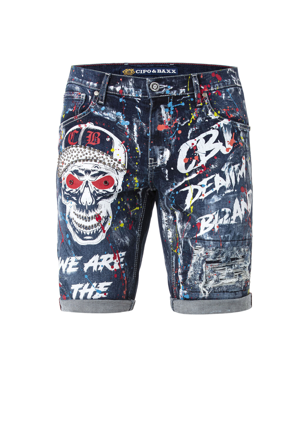

Тканевые шорты Cipo & Baxx Jeans, синий