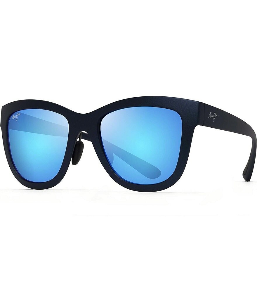 

Поляризованные квадратные солнцезащитные очки унисекс Maui Jim Anuenue 52 мм, синий