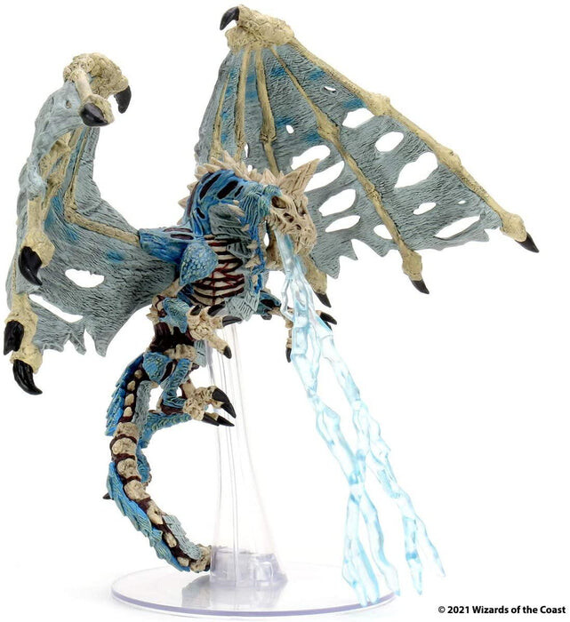 

Миниатюра Wizkids Dungeons & Dragons Miniatures: Icons of the Realms: Set 18 Boneyard Premium - Blue Dracolich