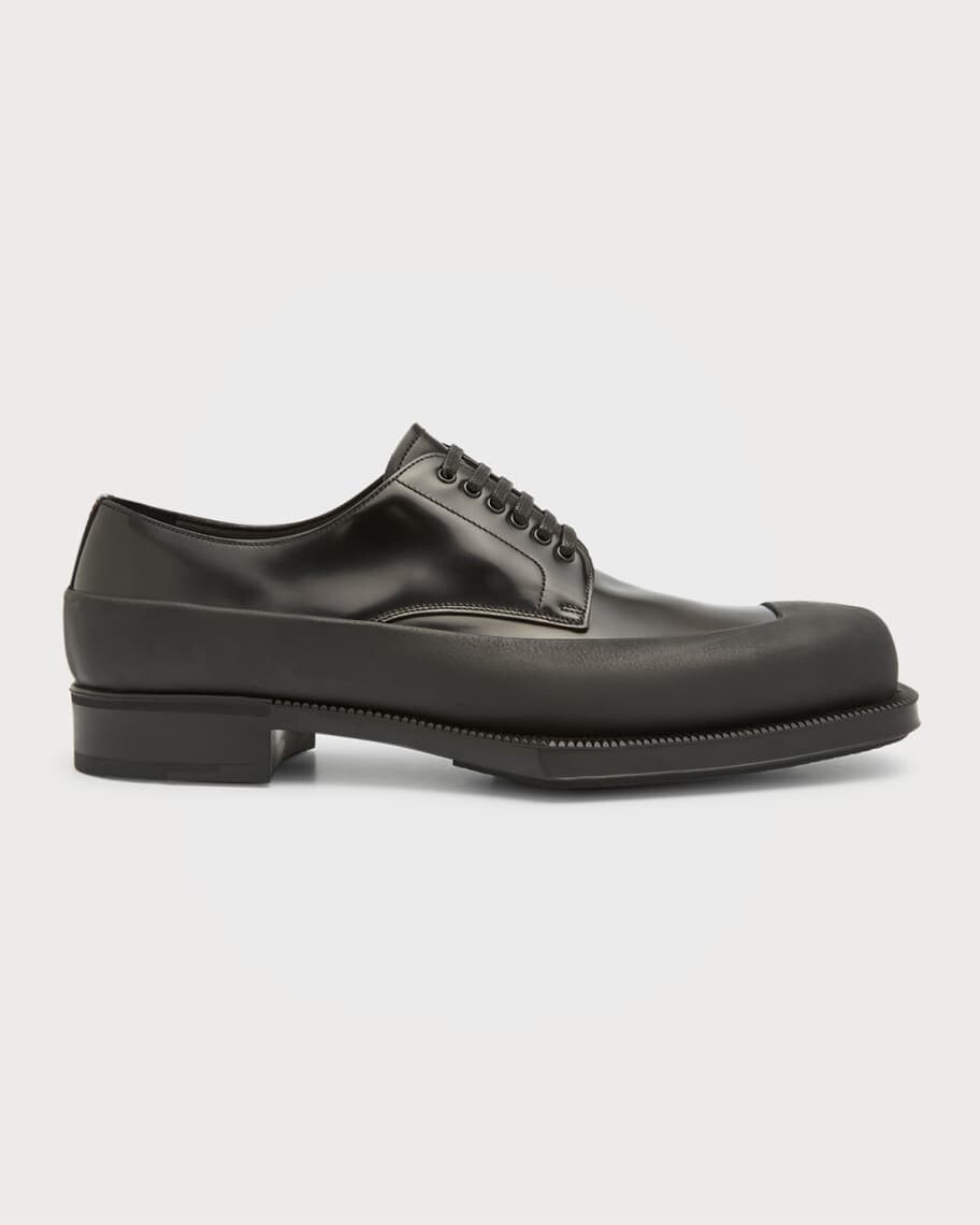 

Мужские туфли дерби из матовой кожи Prada