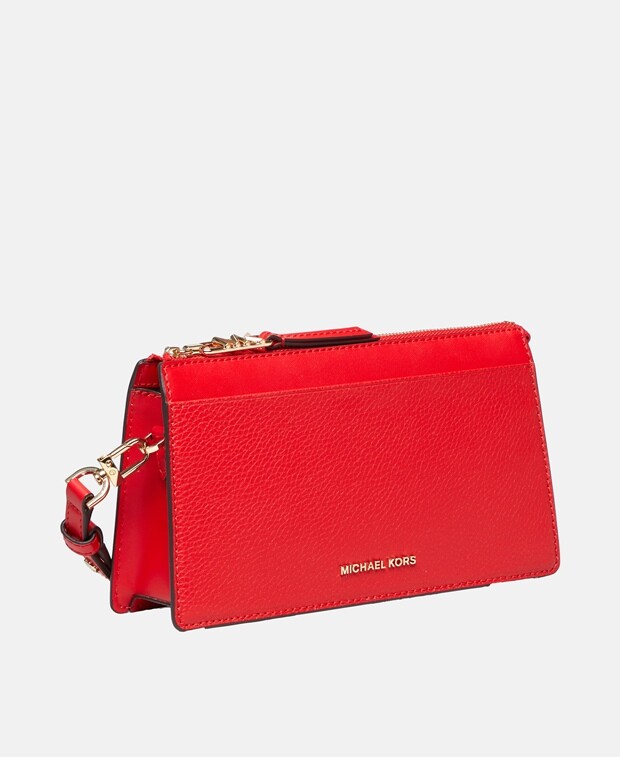 

Кожаная сумка-мессенджер Michael Michael Kors, красный