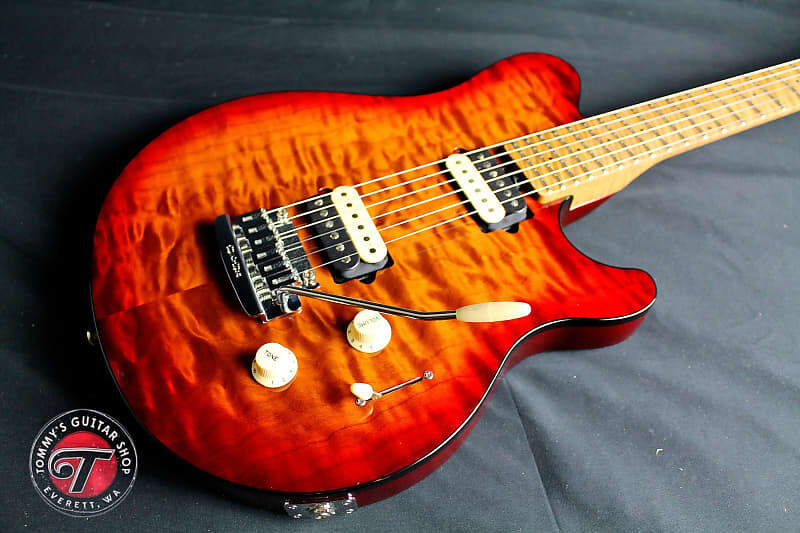 

Электрогитара Ernie Ball Music Man Axis Super Sport Roasted Amber Quilt