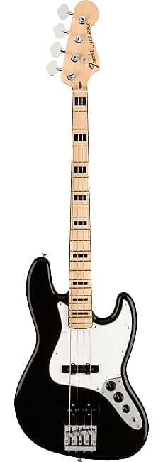 Басс гитара Fender Geddy Lee Jazz Bass Electric Guitar, Maple Fingerboard, Black - MIM