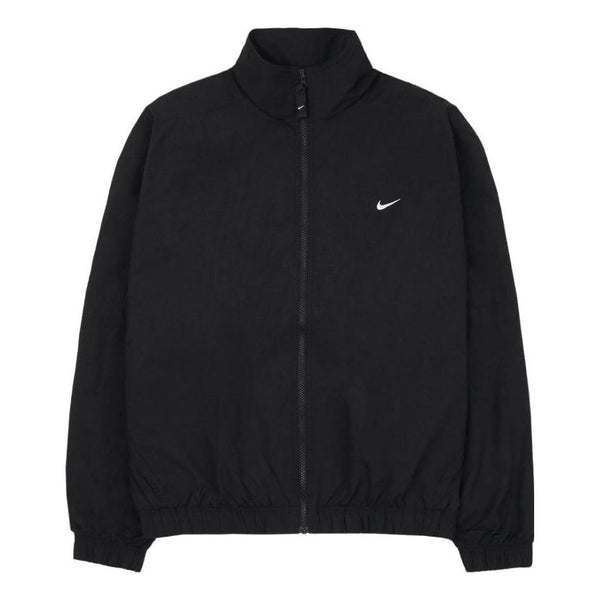 Куртка Nike NRG Woven Track Jacket 'Black White', черный фото