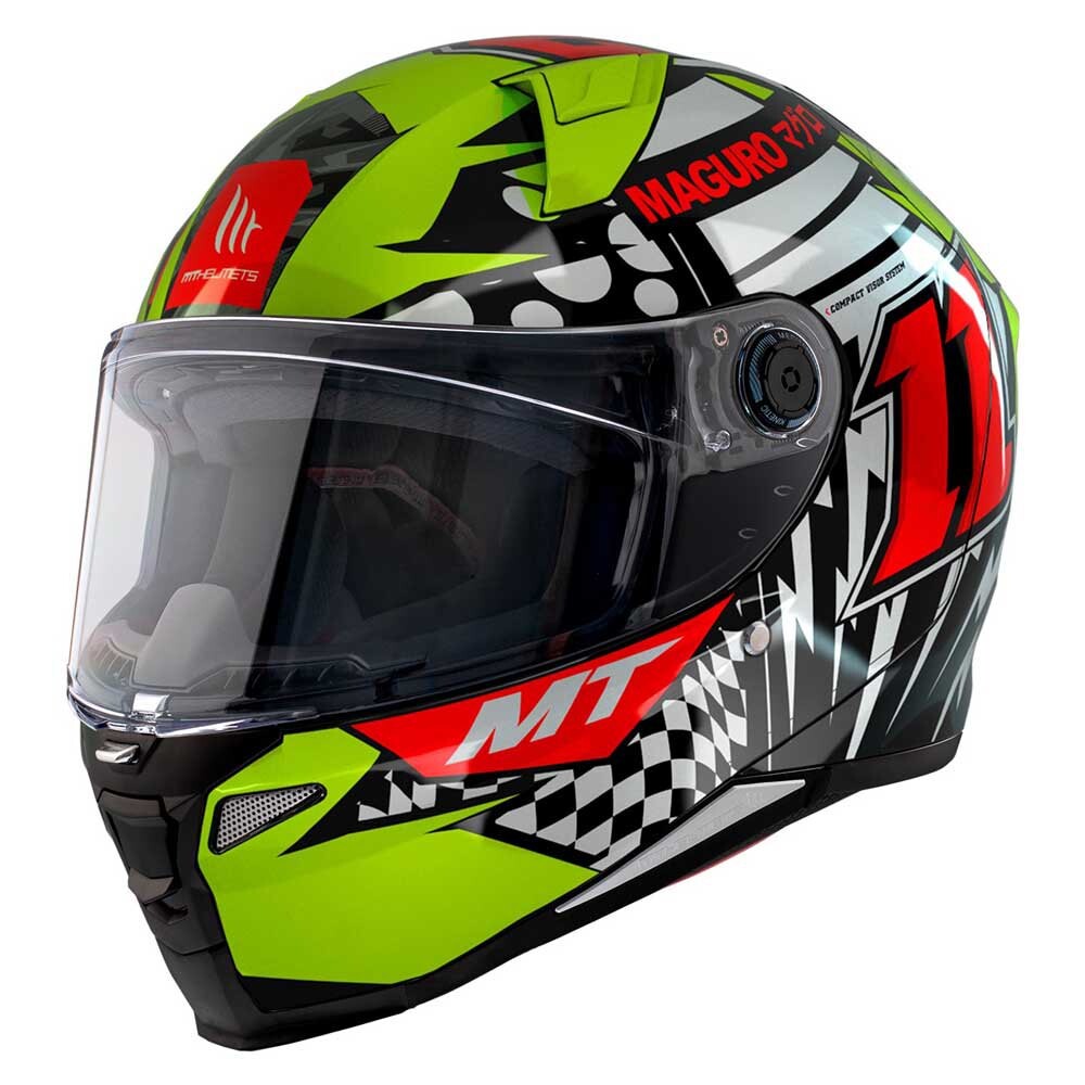 

Шлем полнолицевой MT Helmets Revenge II S Sergio Garcia, разноцветный