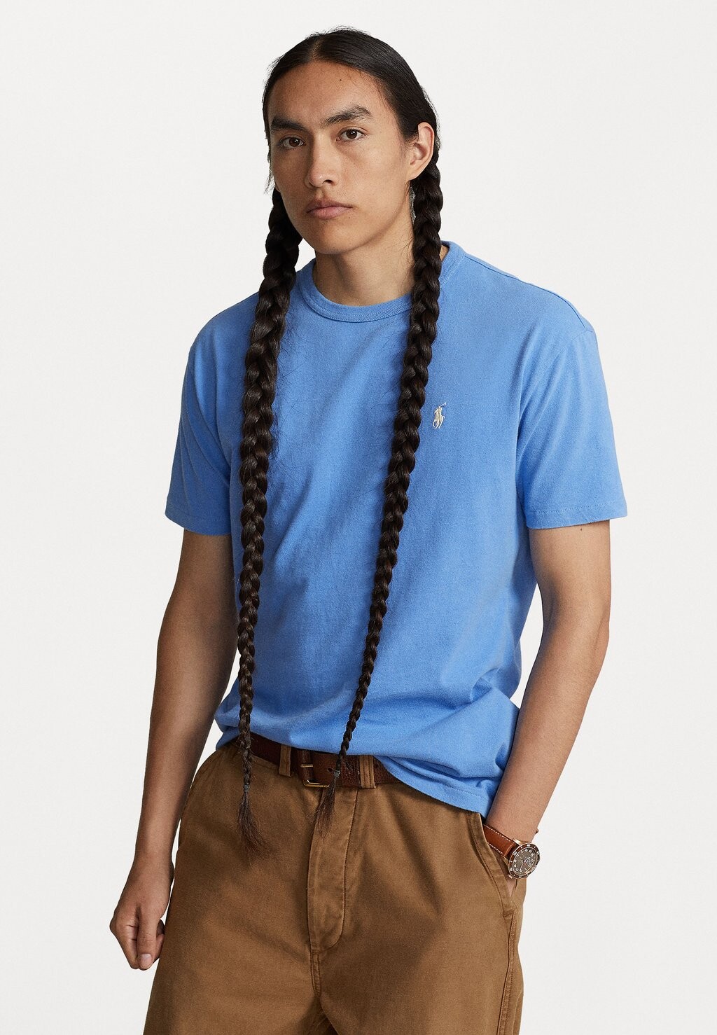 

Базовая футболка КОРОТКИЙ РУКАВ Polo Ralph Lauren, летний синий