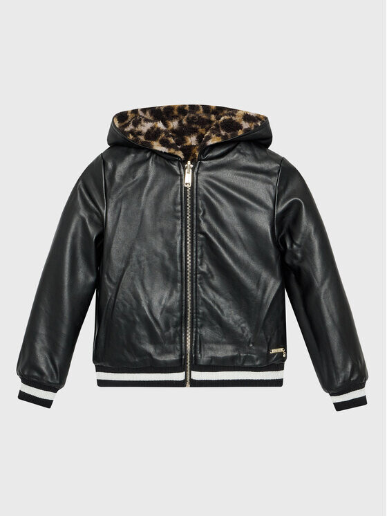 

Куртка из искусственной кожи, стандартного кроя Guess, черный