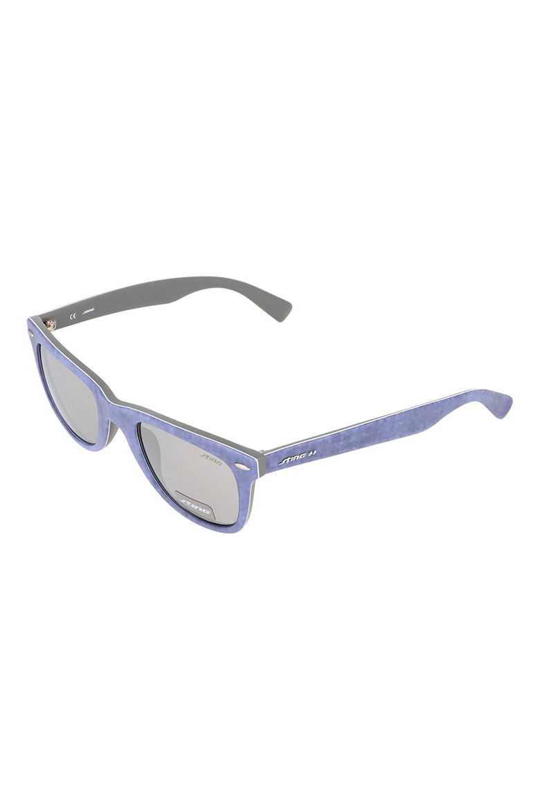 Однотонные солнцезащитные очки Sting, серый полосатые солнцезащитные очки sting черный