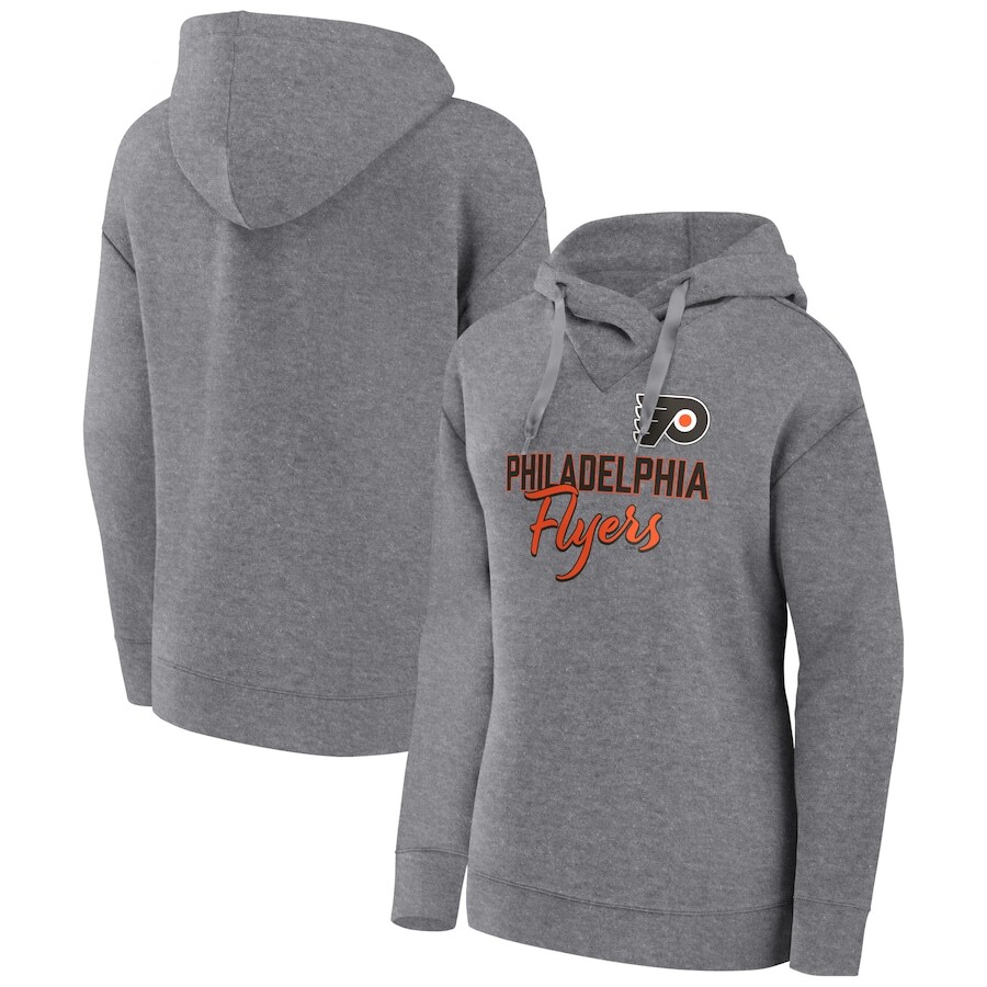 

Пуловер с капюшоном Fanatics Branded Philadelphia Flyers, серый