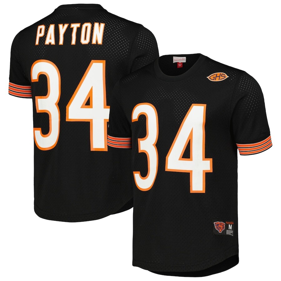 

Футболка с именем и номером Mitchell & Ness Chicago Bears, черный