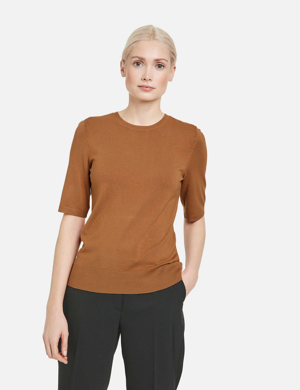 

Свитер TAIFUN 3/4 Arm Rundhals, цвет Golden Brown