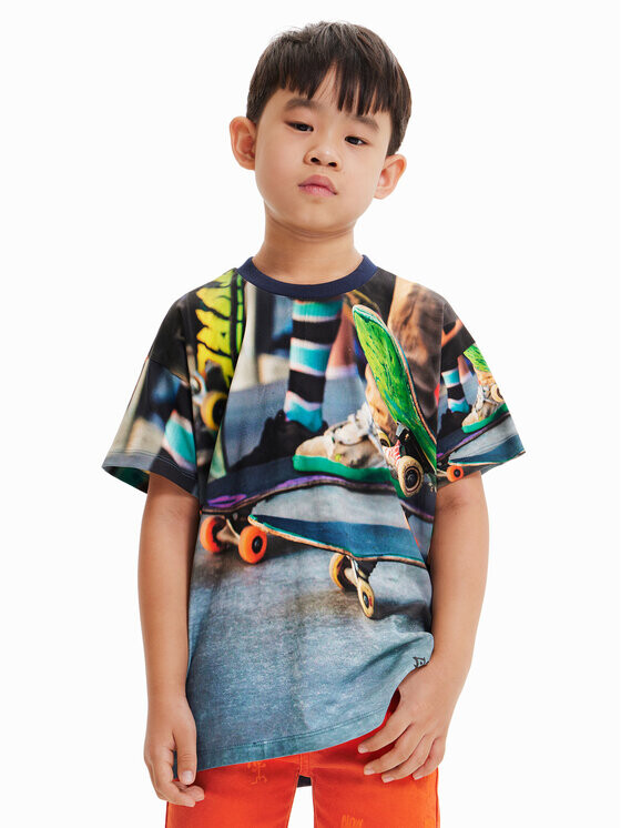 

Футболка стандартного кроя Desigual, мультиколор