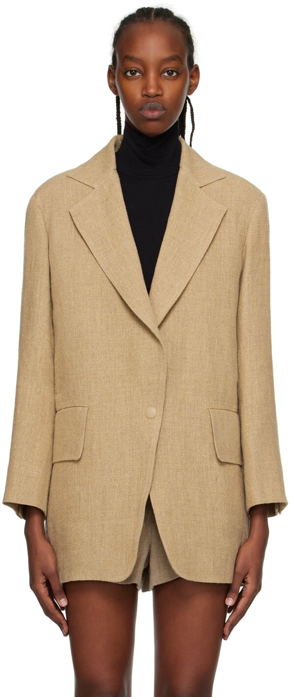 

Бежевый пиджак Ундичи Max Mara