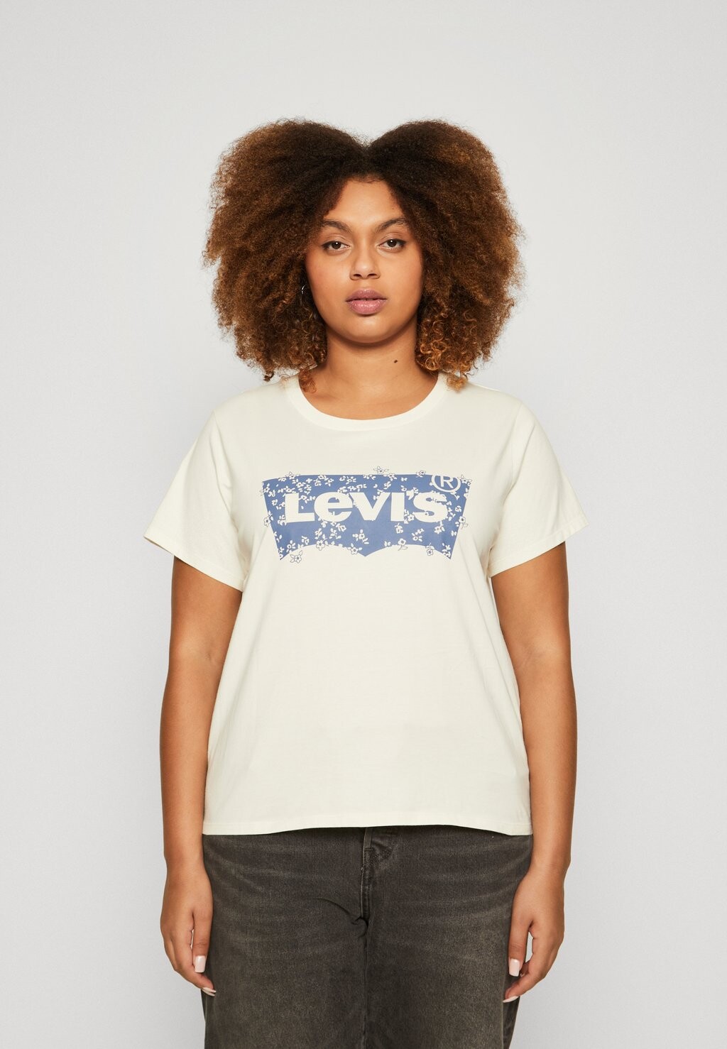 

Футболка с принтом Perfect Tee Levi's, цвет egret