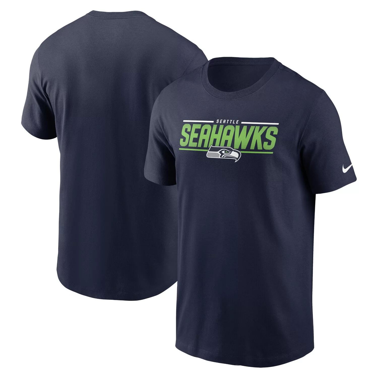 Мужская темно-синяя футболка Seattle Seahawks Muscle Nike