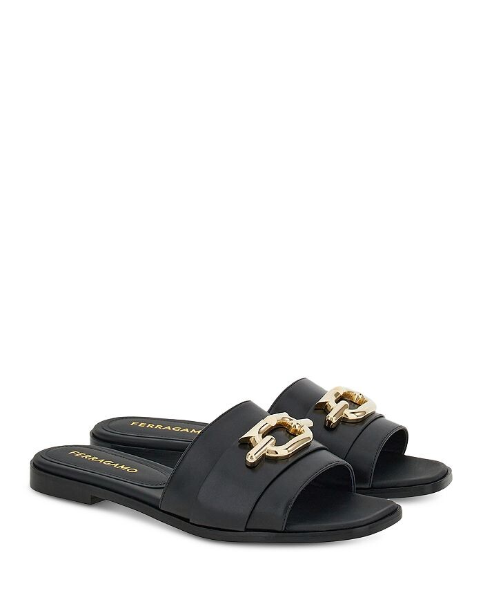 

Женские кожаные шлепанцы Priscilla Ferragamo