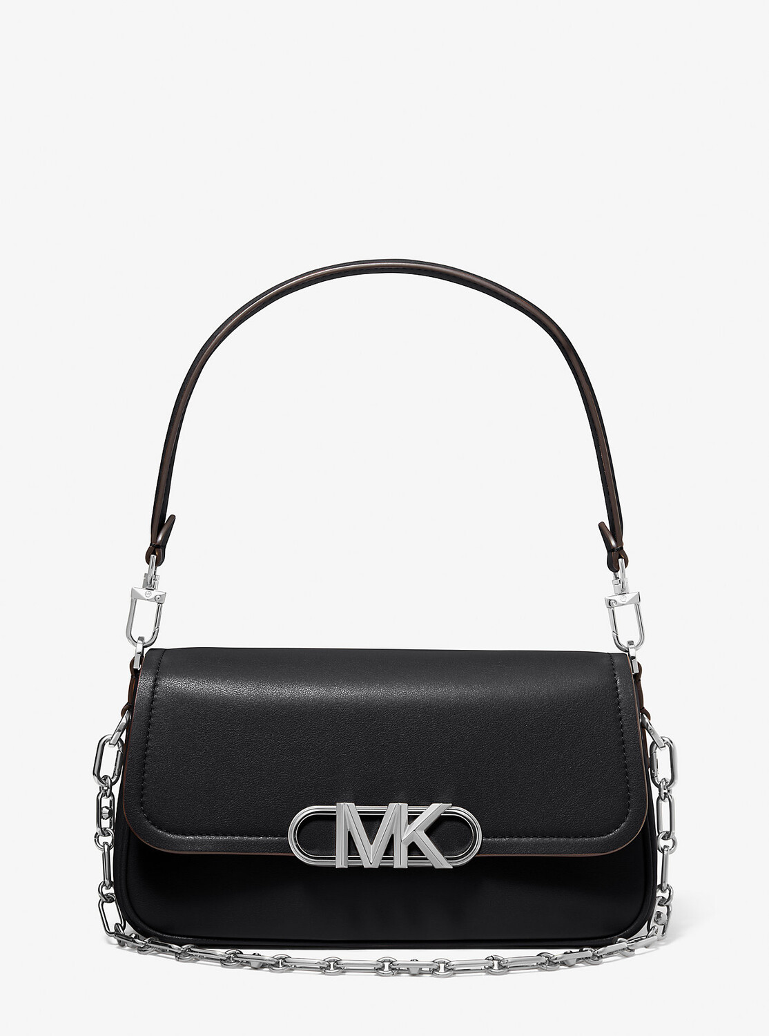 

Кожаная сумка через плечо Parker среднего размера Michael Kors, черный