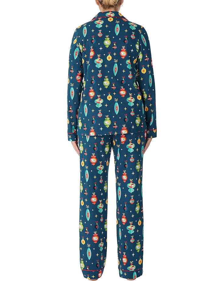 Пижамный комплект Bedhead PJs Long Sleeve Classic PJ Set, цвет Snoopy Ornaments цена и фото