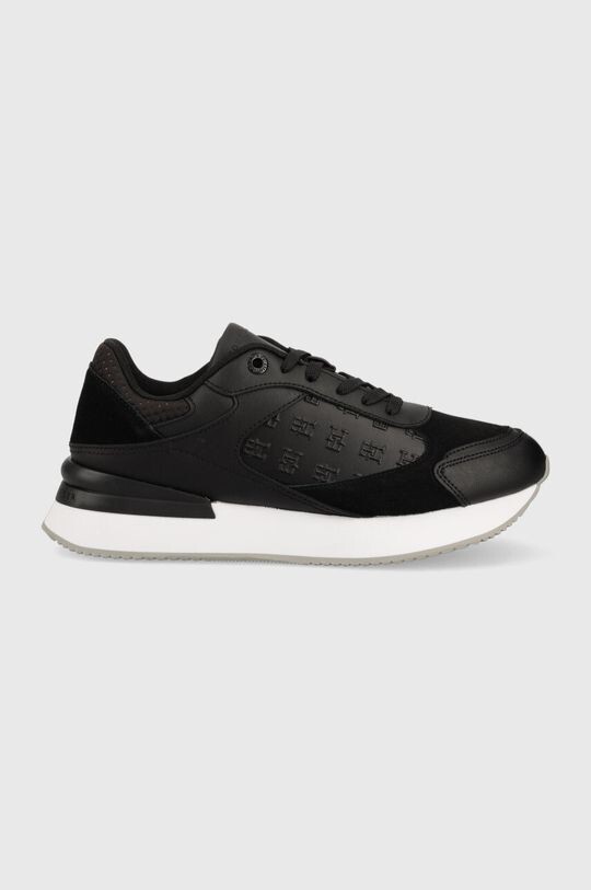 

Кожаные кроссовки ELEVATED EMBOSSED RUNNER Tommy Hilfiger, черный