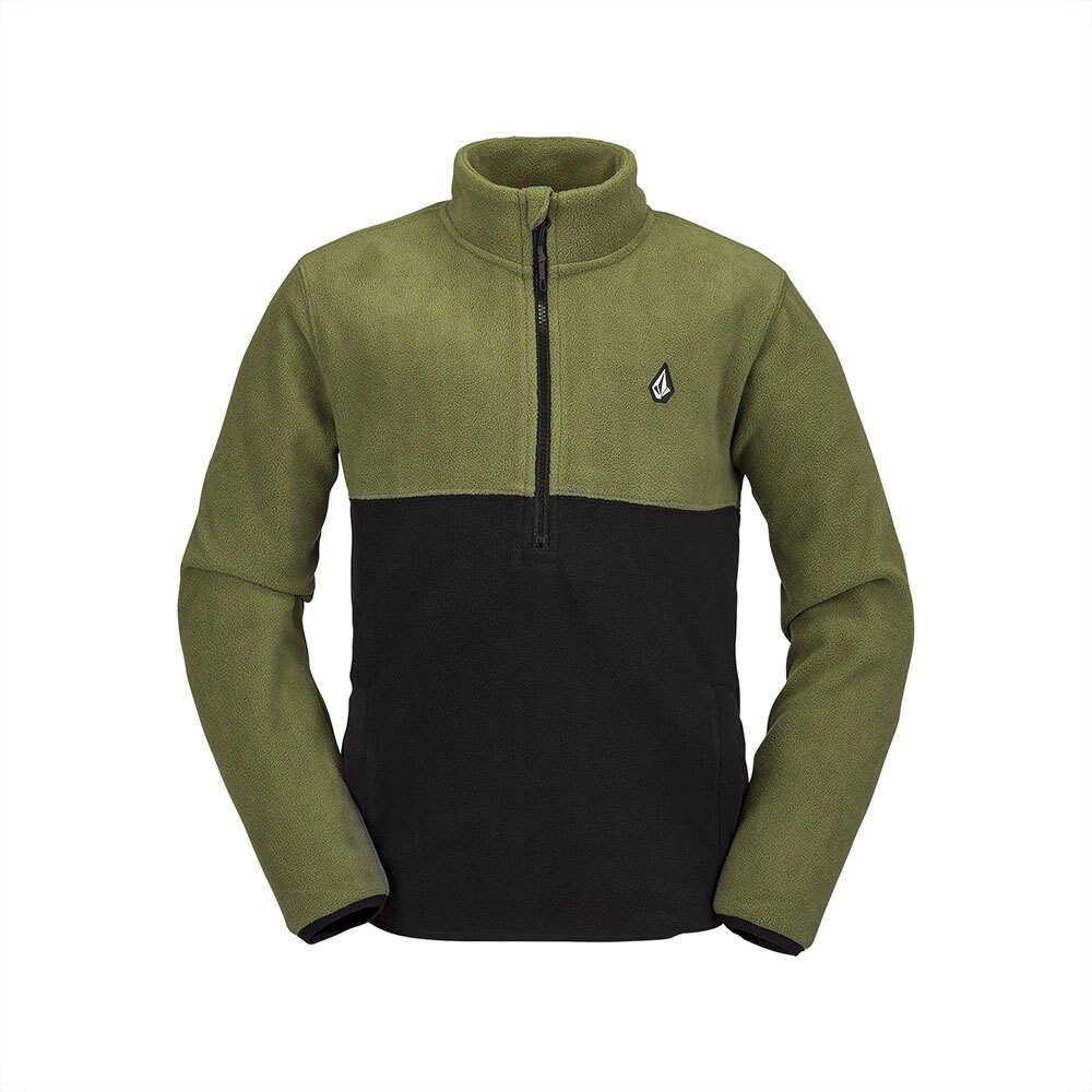 

Толстовка Volcom Polar Youth Half Zip, зеленый
