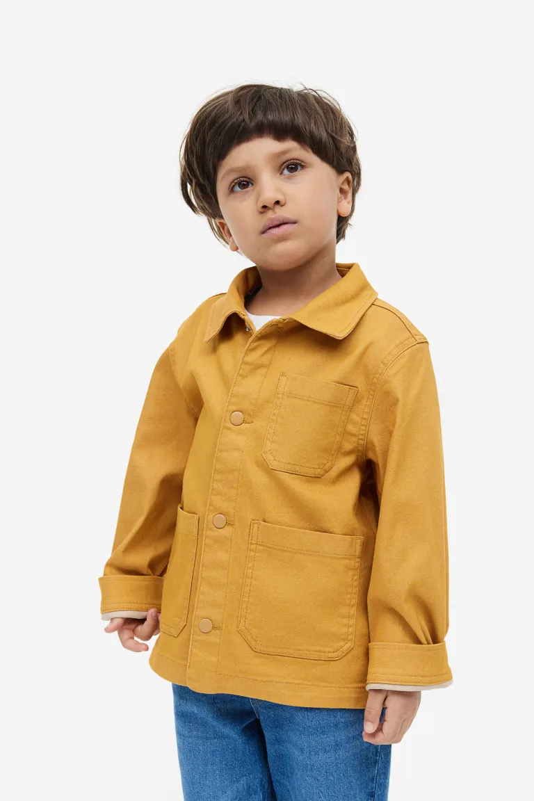 

Саржевая куртка H&M, оранжевый