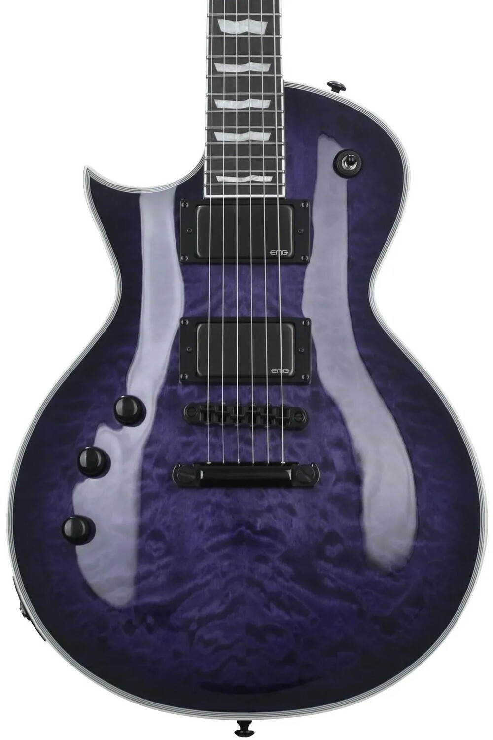 

ESP LTD EC-1000 Электрогитара для левшей — See Thru Purple Sunburst