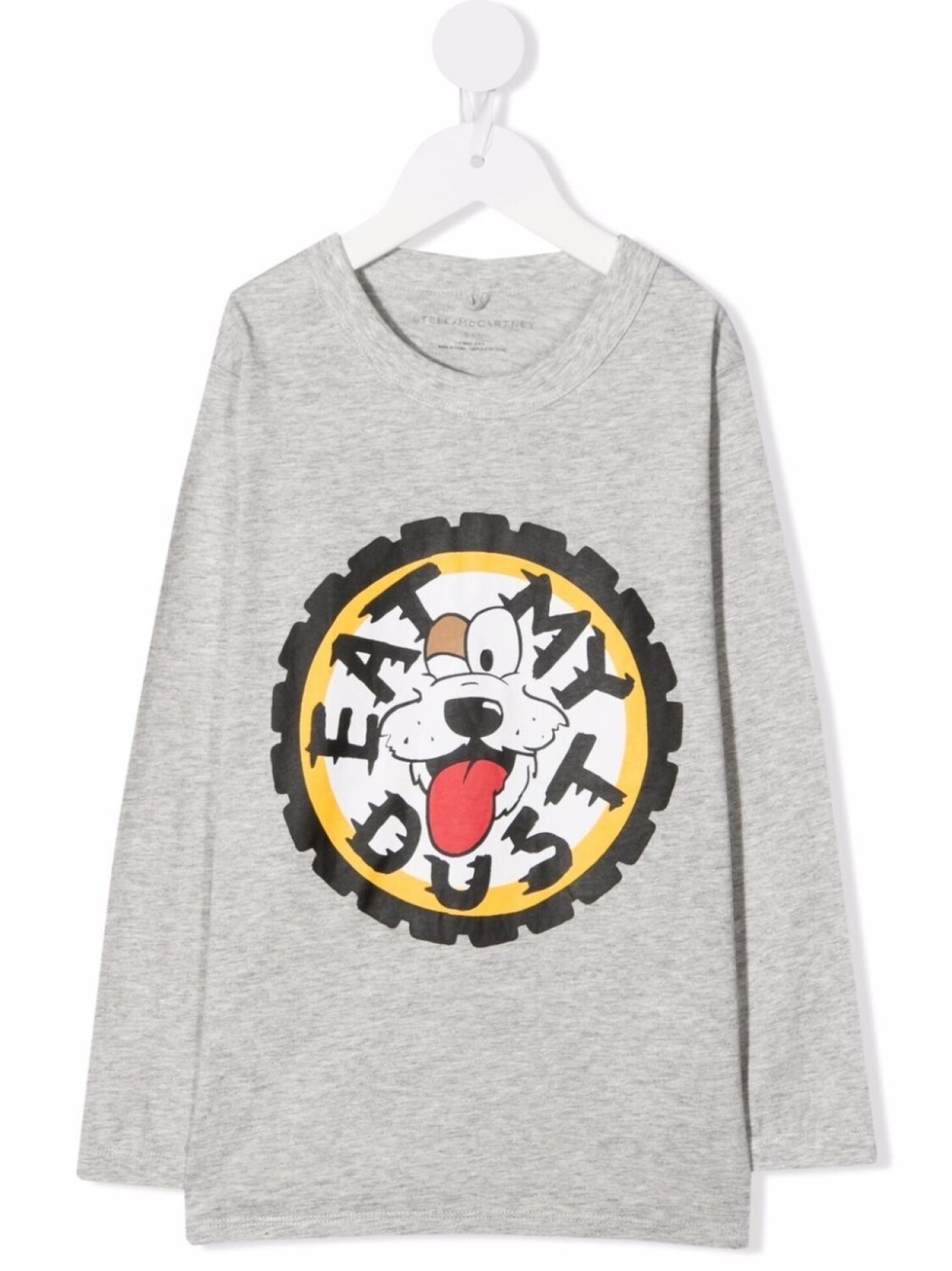 

Stella McCartney Kids футболка Eat My Dust, серый