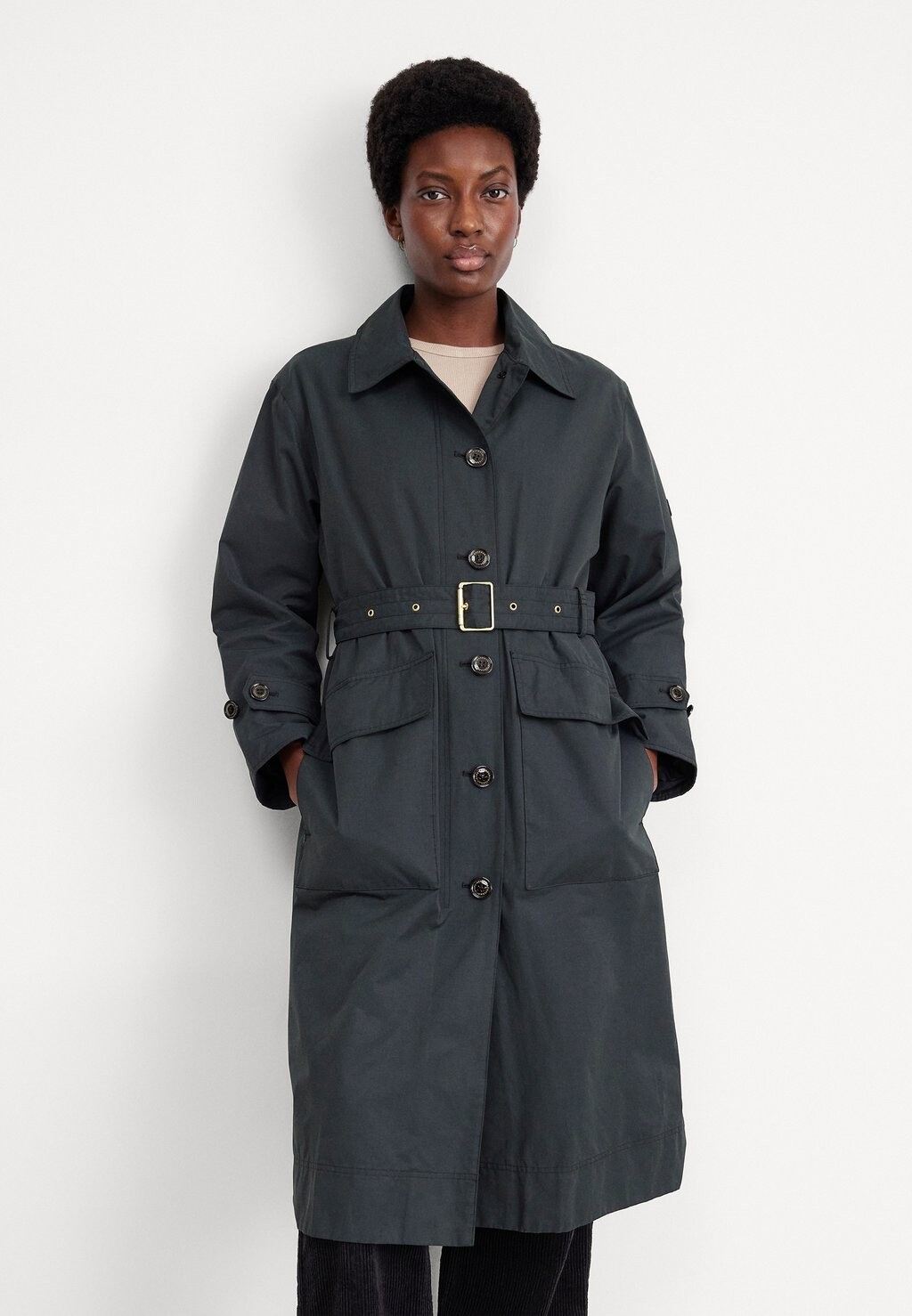 

Тренч ALDRIN SHOWERPROOF Barbour International, черный