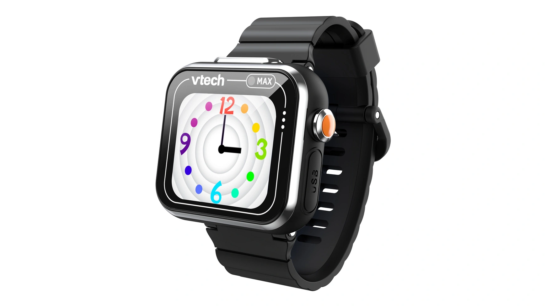 VTech Kiditronics Умные часы KidiZoom MAX черные irbis evolution smart watch rtk8762c bk 1 28 tftn 240 240 200mah battery